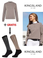 SUPER 12-uurtje! Kingsland Sweater Lola + Gratis 2 paar KL Show Socks