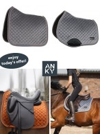 SUPER SUPER 12 Hours Offer! Anky Saddle Pad XB23002 Stones 