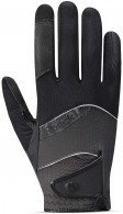 Roeckl Riding Gloves Millero Black/Volcanic Ash