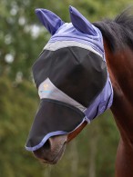 Shires Flymask Ears + Nose Sky