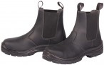 Harry's Horse Stable Shoes Safety Steel Toe Black