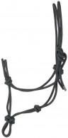 Harry's Horse Rope Headcollar Black