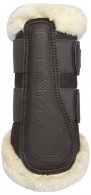 LeMieux Leg Protector Heritage + Faux Fur Cocoa