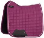 LeMieux Saddle Pad Suède Square Dressage Blackberry