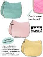SUPER 12-uurtje! Eskadron Zadeldek Cotton Basics + Gratis Borduren