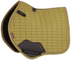 LeMieux Saddle Pad Suede Square Close Contact Gooseberry