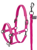 Eskadron Headcollar Softshell + Lead Rope Dynamics Lipstick