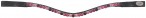 Horse Fitform Browband Wave Crystal Rose & Ruby