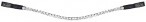 Horse Fitform Browband Wave Crystal Silver
