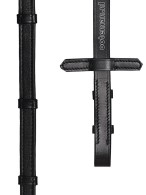 Passier Teugel Soft Leder + Haak + Stops Black