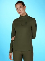 Eskadron Shirt Heritage Half-Zip Deep Moss