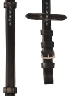Vantaggio Leather Reins + Buckle + Stops Black