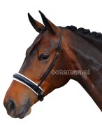 Vantaggio Neusriem Maestoso Stang & Trens Soft Black/White