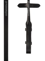 Vantaggio Teugel Leder Rond + Haak Black