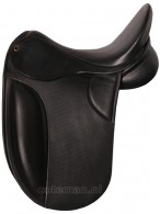 Trophy Dressage Saddle Striped Leather
