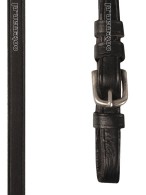 Vantaggio Weymouth Reins Leather + Buckle Black