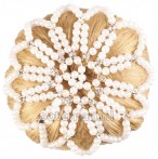 HP Hair Knot Net Beads + Crystals