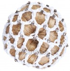 BR Hair Knot Net Crystal White