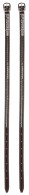 Döbert Spur Straps Patent Leather + Crystals Brown/Silver