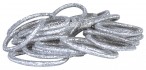 BR Manenelastiekjes Shine Zilver