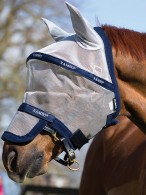 Rambo Fly Mask Silver/Navy