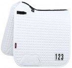 LeMieux Zadeldek Cotton Dressage + Nummers White