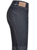 Pikeur Rijbroek Candela Full Grip Jeans Denim Blue