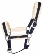 Vantaggio Headcollar Set Faux Fur Navy
