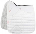LeMieux Saddle Pad Square Dressage X-Grip White