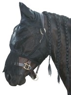 Harry's Horse Vliegenmasker Flyshield + Franjes 