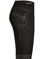 Comfort Line Riding Breeches Imagine Full Grip Black Kids