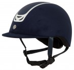 BR Riding Helmet Volta Microfiber Navy/Silver