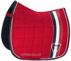 Eskadron Saddle Pad Big Square Cotton Basics Trio Chili