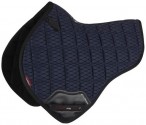 LeMieux Saddle Pad Carbon Mesh Air Close Contact Half Navy