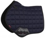 LeMieux Saddle Pad Carbon Mesh Air Close Contact Navy