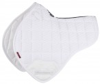 LeMieux Saddle Pad Carbon Mesh Air Close Contact Half White