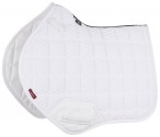 LeMieux Saddle Pad Carbon Mesh Air Close Contact White