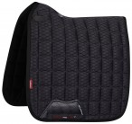 LeMieux Saddle Pad Carbon Mesh Air Square Dressage Black