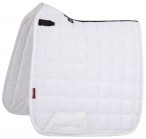 LeMieux Zadeldek Carbon Mesh Air Square Dressage White