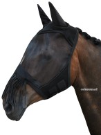 Vantaggio Flymask + Ears + Fringes Black