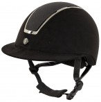 BR Riding Helmet Omega Glitter Black/Gunmetal