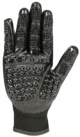 Harry's Horse Grooming Gloves Intense Black