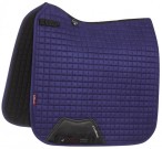 LeMieux Saddle Pad Suede Square Dressage Ink Blue