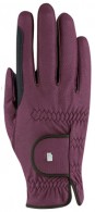 Roeckl Riding Gloves Lona Grip Grape Wine/Black