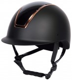 Harry's Horse Rijhelm Regal Glossy Black/Rosegold