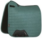 LeMieux Saddle Pad Suede Square Dressage Sage