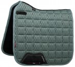 LeMieux Saddle Pad Carbon Mesh Air Square Dressage Sage