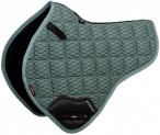LeMieux Zadeldek Carbon Mesh Air Close Contact Half Sage 