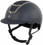 BR Riding Helmet Lambda Glitter Navy/Gunmetal