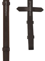 Vantaggio Reins Anti-Slip 1 + Hook + Stops Brown